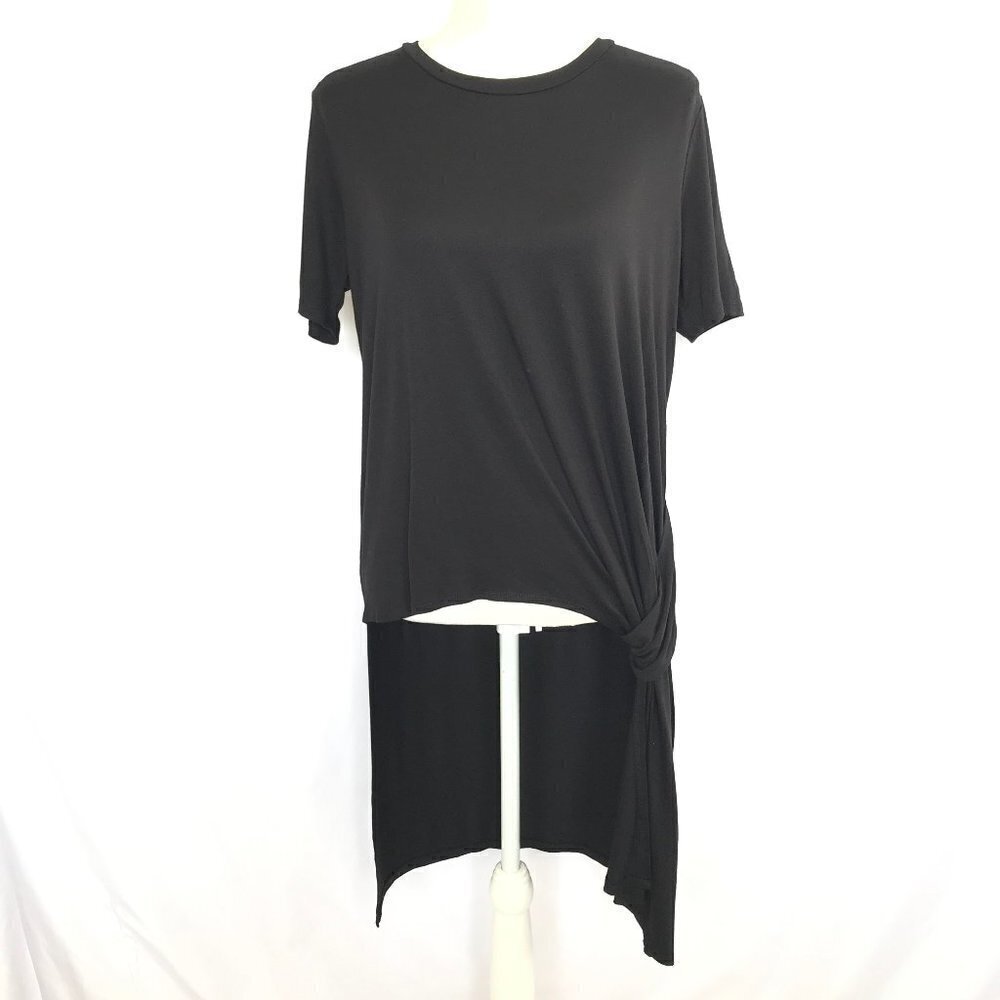 Shop Basic Black Knot Top